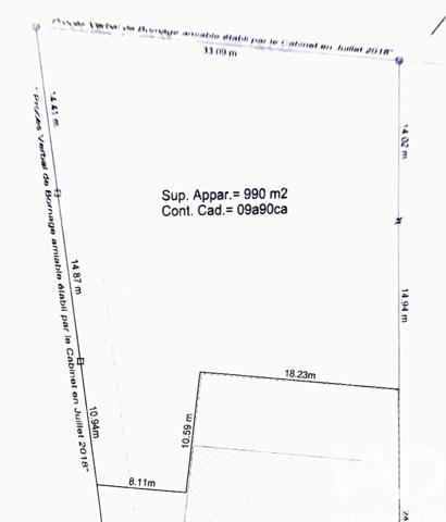 Terrain à vendre 990 m² Saint-André