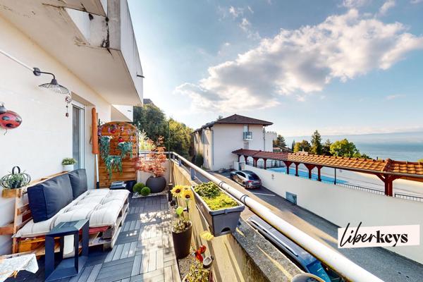 Charmant T2 avec vue lac, balcon et parkings – Publier