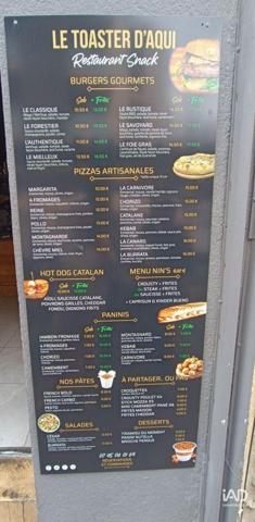 Restauration rapide à vendre 70 m² Pia