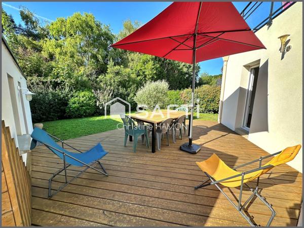 Maison 4 chambres, garage, annexe-atelier, jardin