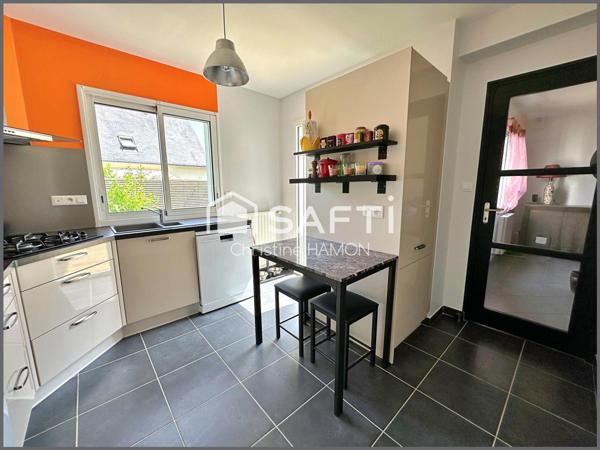 Maison 4 chambres, garage, annexe-atelier, jardin