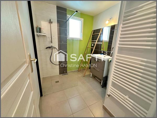 Maison 4 chambres, garage, annexe-atelier, jardin