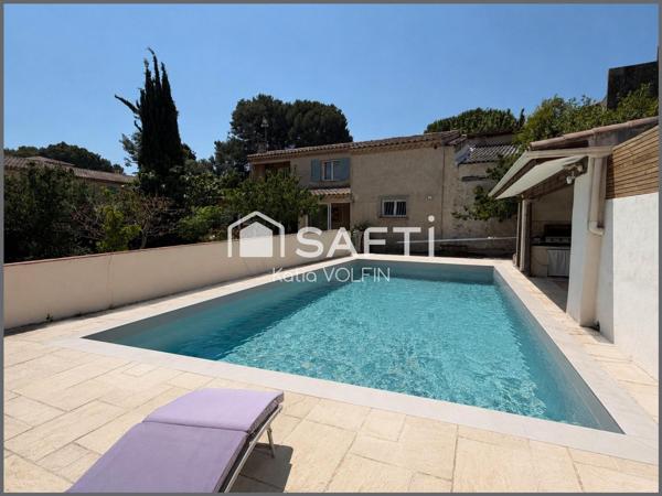 Villa piscine 190m2 + dépendance Chateau Gombert