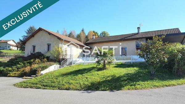 Maison familiale avec gîte, piscine et dépendance – 185 m² habitables sur 2900 m² de terrain à Belley