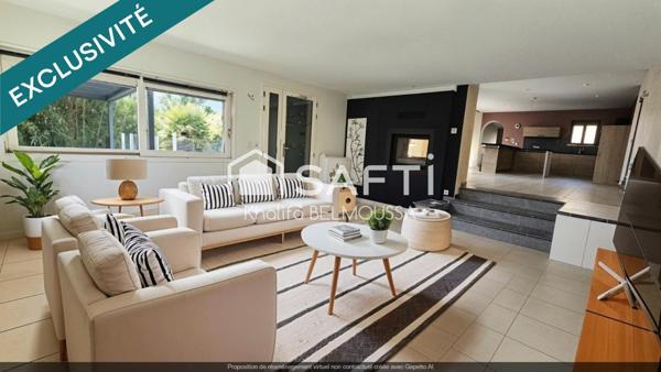 Maison familiale avec gîte, piscine et dépendance – 185 m² habitables sur 2900 m² de terrain à Belley