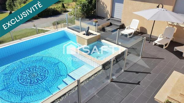 Maison familiale avec gîte, piscine et dépendance – 185 m² habitables sur 2900 m² de terrain à Belley