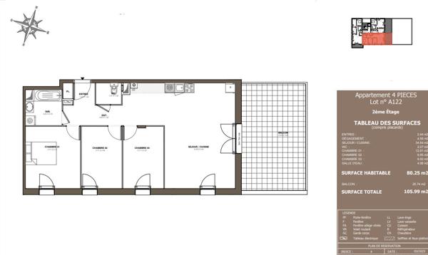 Appartement de type 4 NEUF à BLAIN à seulement 30 min de NANTES