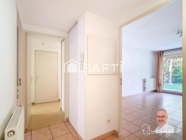 T3 en rez-de-jardin calme, rare à la vente !