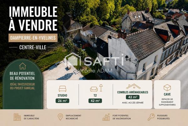 Ensemble immobilier centre Dampierre-en-Yvelines