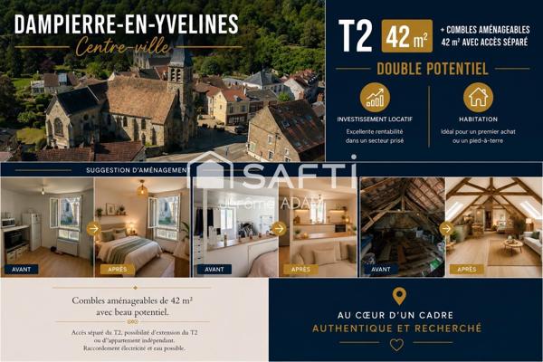 Ensemble immobilier centre Dampierre-en-Yvelines