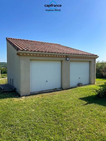 Maison à vendre 5 pièces FUMEL (47) de 140m2 habitables avec piscine et double garage.