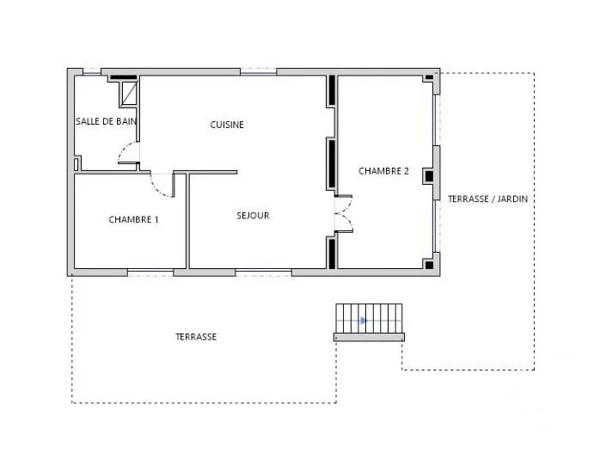 Appartement F3 à vendre  3 pièces - 53,38 m 2   BEAUSOLEIL  - 06