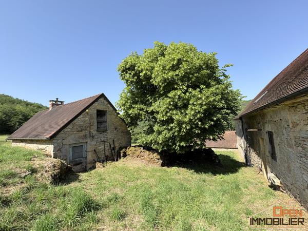 Corps de ferme 170m²- dépendances 230m²- Terrain 9 490m²