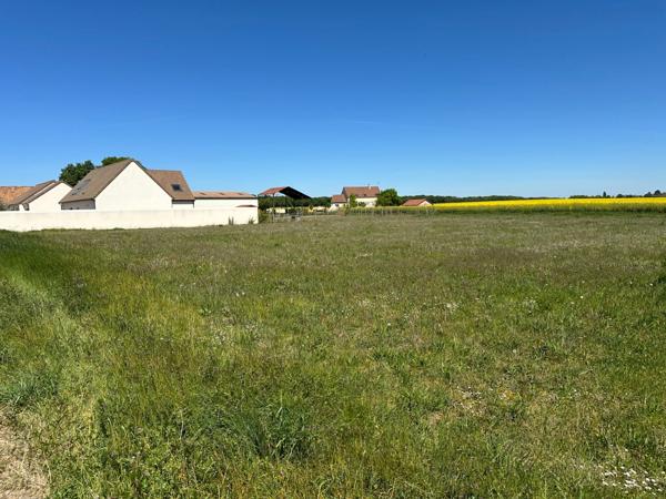 POLIGNY (77) Terrain à bâtir de 1 548 m2 - Façade de 24m