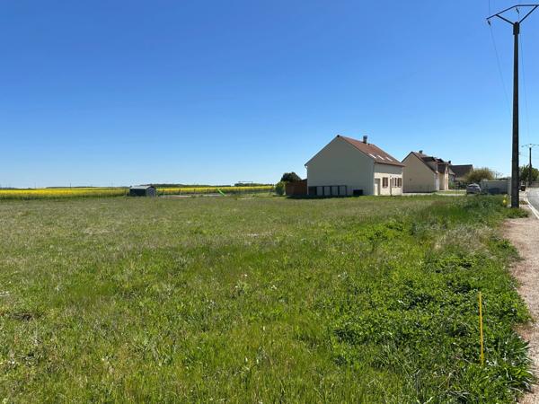 POLIGNY (77) Terrain à bâtir de 1 548 m2 - Façade de 24m