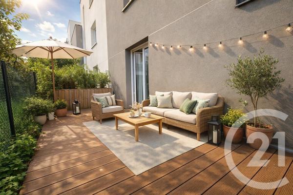 Appartement F2 à vendre  2 pièces - 45,26 m2 ERAGNY SUR OISE - 95