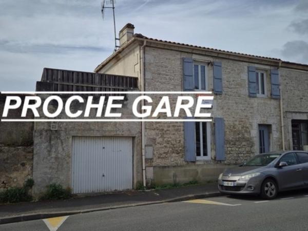 Maison proche gare, terrasse, cour, 3 chambres