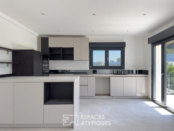 Villa style californien avec piscine balinaise