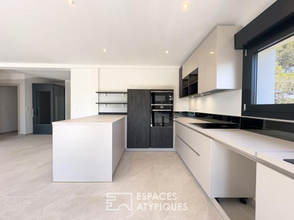 Villa style californien avec piscine balinaise