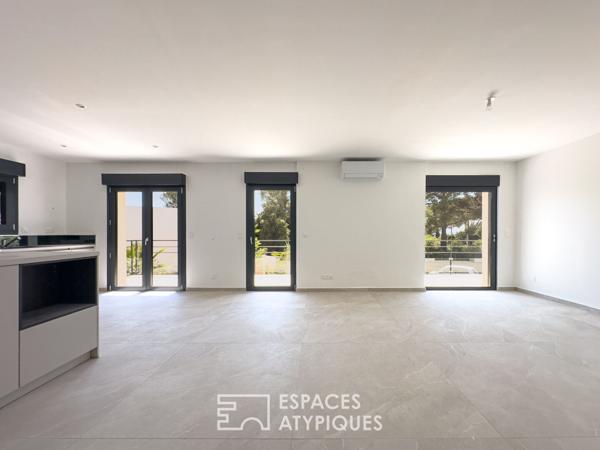 Villa style californien avec piscine balinaise