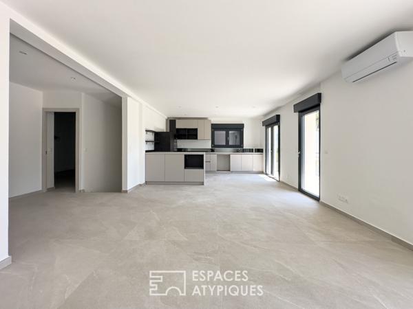 Villa style californien avec piscine balinaise