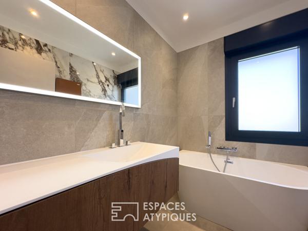 Villa style californien avec piscine balinaise