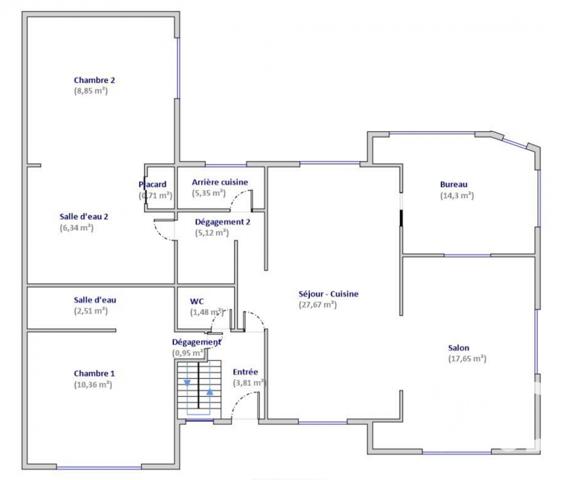 Maison à vendre 7 pièces 146,98 m² Betton