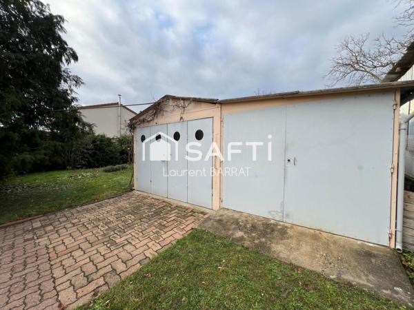 Joli pavillon avec terrain clos et arboré