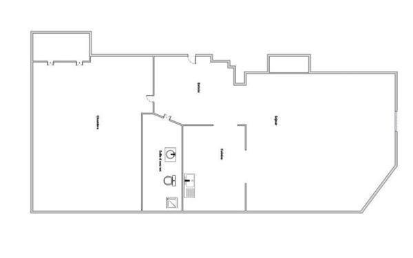 Appartement à vendre    2 pièces • 44,52 m2 Paris 5