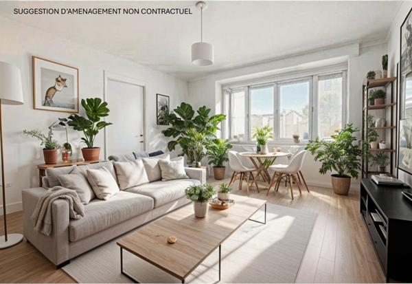 Appartement 2 pièces - 48 m² Exclusivité efficity