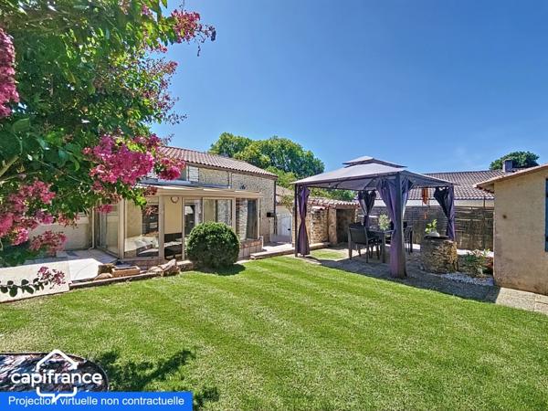 Maison en pierre avec jardin et dépendances – 3 chambres – toiture récente – Saint-Jean-de-Thouars (79100) – proche Thouars