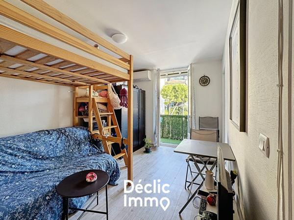 Vente appartement Nice, 18m² 1 pièce 140 000€ avec balcon