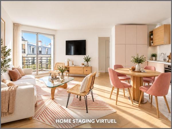 2 pièces avec balcon au 5e avec ascenseur