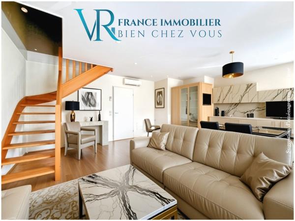 Divonne-les-Bains (01220) APPARTEMENT 3 PIECES (T3) DUPLEX 74 M² – MEUBLÉ & HORS BAIL COMMERCIAL