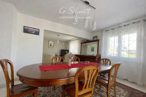 Maison 5 pièces – 120 m² – Jardin, terrasse et double garage – Quartier calme à COLMAR à vendre