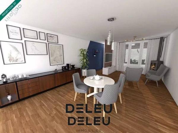 Vente immobilière : Immeuble à Wasquehal   182 m² 332 000 €- Deleu Immobilier Wasquehal.