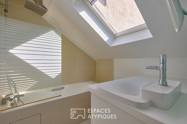 Duplex lumineux avec vue panoramique sur le musée Picasso