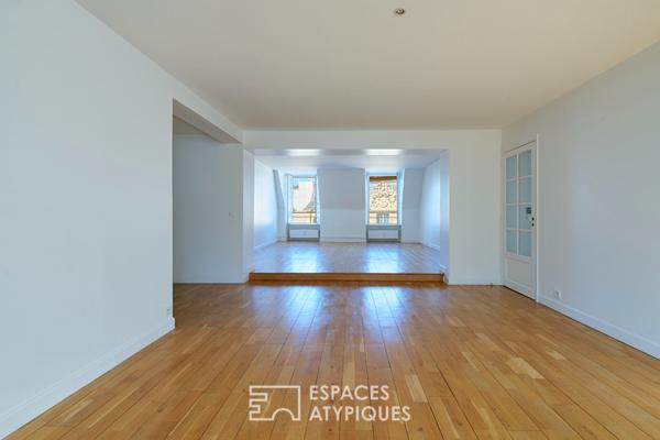 Duplex lumineux avec vue panoramique sur le musée Picasso