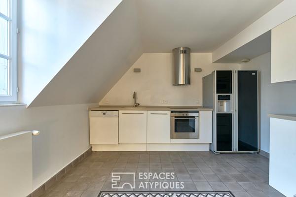 Duplex lumineux avec vue panoramique sur le musée Picasso