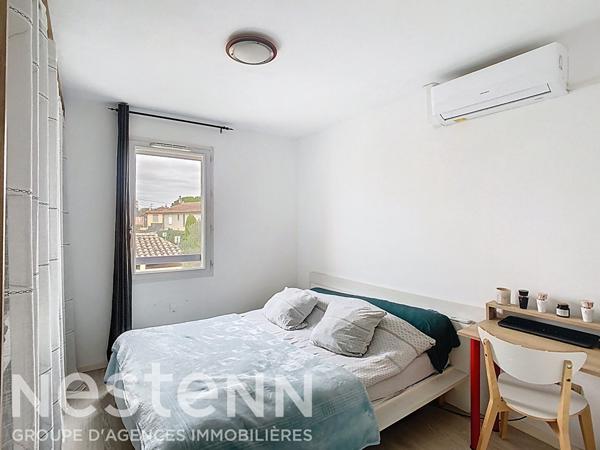 À vendre ? Charmant T3 de 59 m² avec terrasse sans vis-à-vis, parking privatif et garage