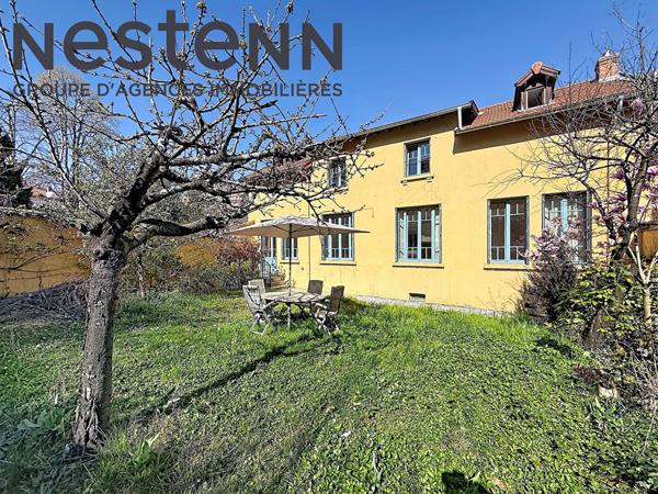 Maison de charme - Croix Rousse - Lumineuse - Jardin plat 180m2 - Garage