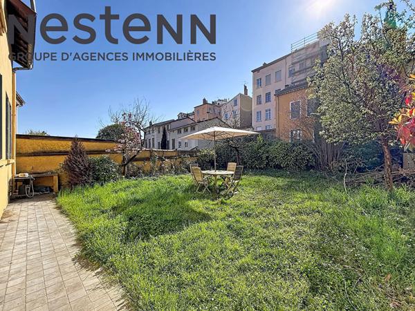 Maison de charme - Croix Rousse - Lumineuse - Jardin plat 180m2 - Garage