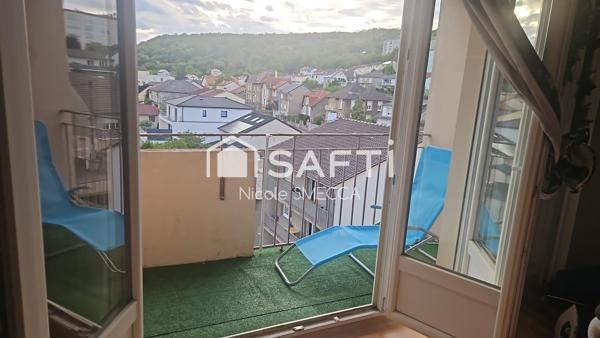 Appartement 3 pièces,1 chambre,balcon,parkings