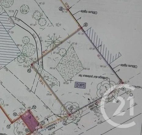 Terrain à vendre  251 m 2   TREILLIERES  - 44