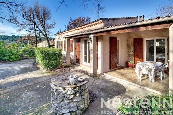 A VENDRE sur LORGUES Maison de 75 m² + GARAGE de 28 m² AMENAGEABLE sur un terrain 1324 m²