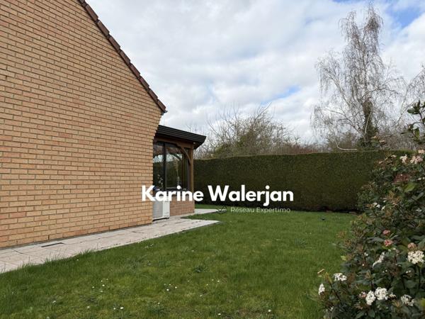 Rouvroy (62320) PLAIN PIED INDIVIDUEL BRIQUES 117 M2 AVEC SOUS-SOL COMPLET - JARDIN