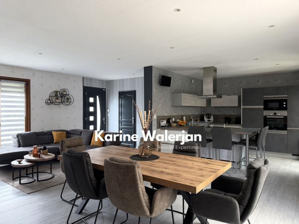 Rouvroy (62320) PLAIN PIED INDIVIDUEL BRIQUES 117 M2 AVEC SOUS-SOL COMPLET - JARDIN