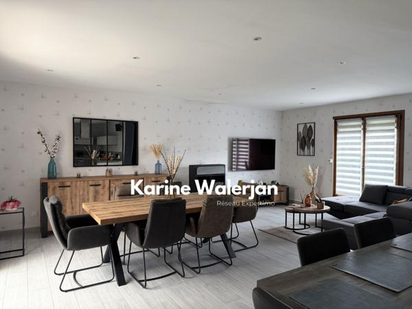 Rouvroy (62320) PLAIN PIED INDIVIDUEL BRIQUES 117 M2 AVEC SOUS-SOL COMPLET - JARDIN