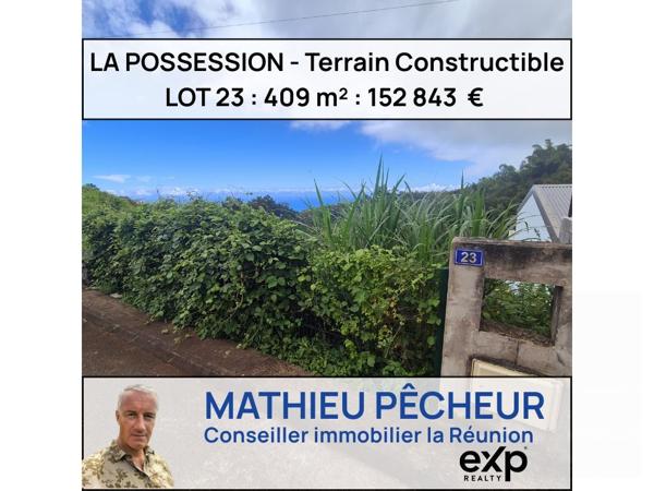 La Possession-Terrain à vendre-Ravine à Malheur