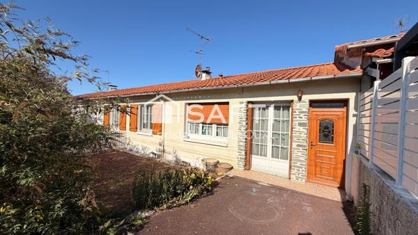 Pavillon de plain pied, 3 chambres, jardin et sous sol